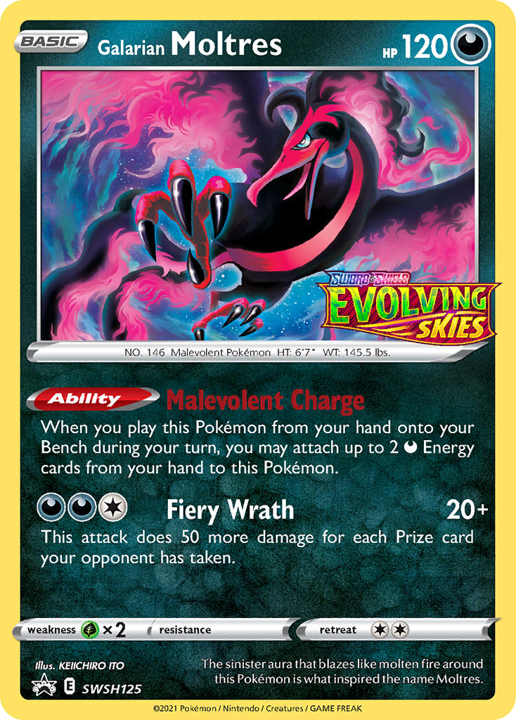 Sword & Shield Promo's Holo Galarian Moltres #125